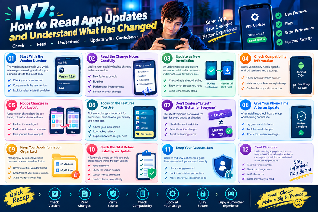 IV7: How to Read App Updates and Understand What Has Changed