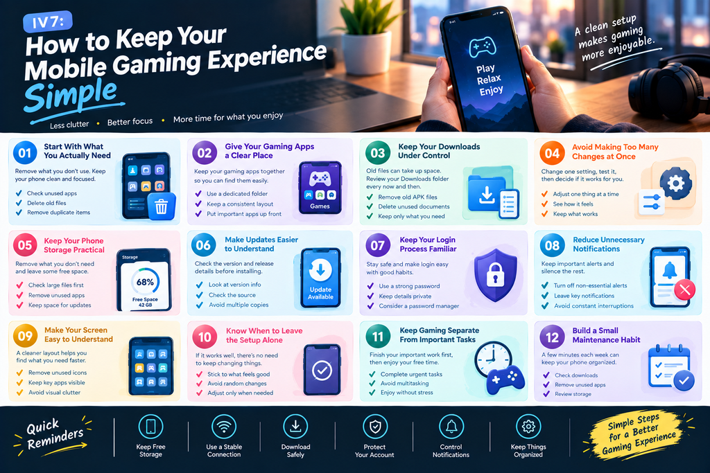 IV7: How to Keep Your Mobile Gaming Experience Simple
