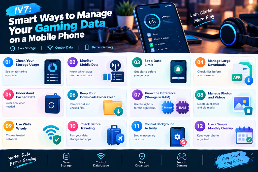 IV7: Smart Ways to Manage Your Gaming Data on a Mobile Phone